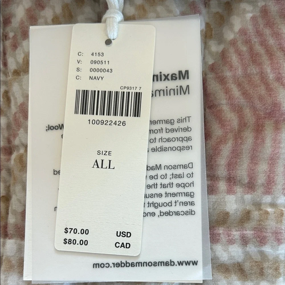 Anthropologie Navy and Olive Knit Beanie - Picture 2 of 7